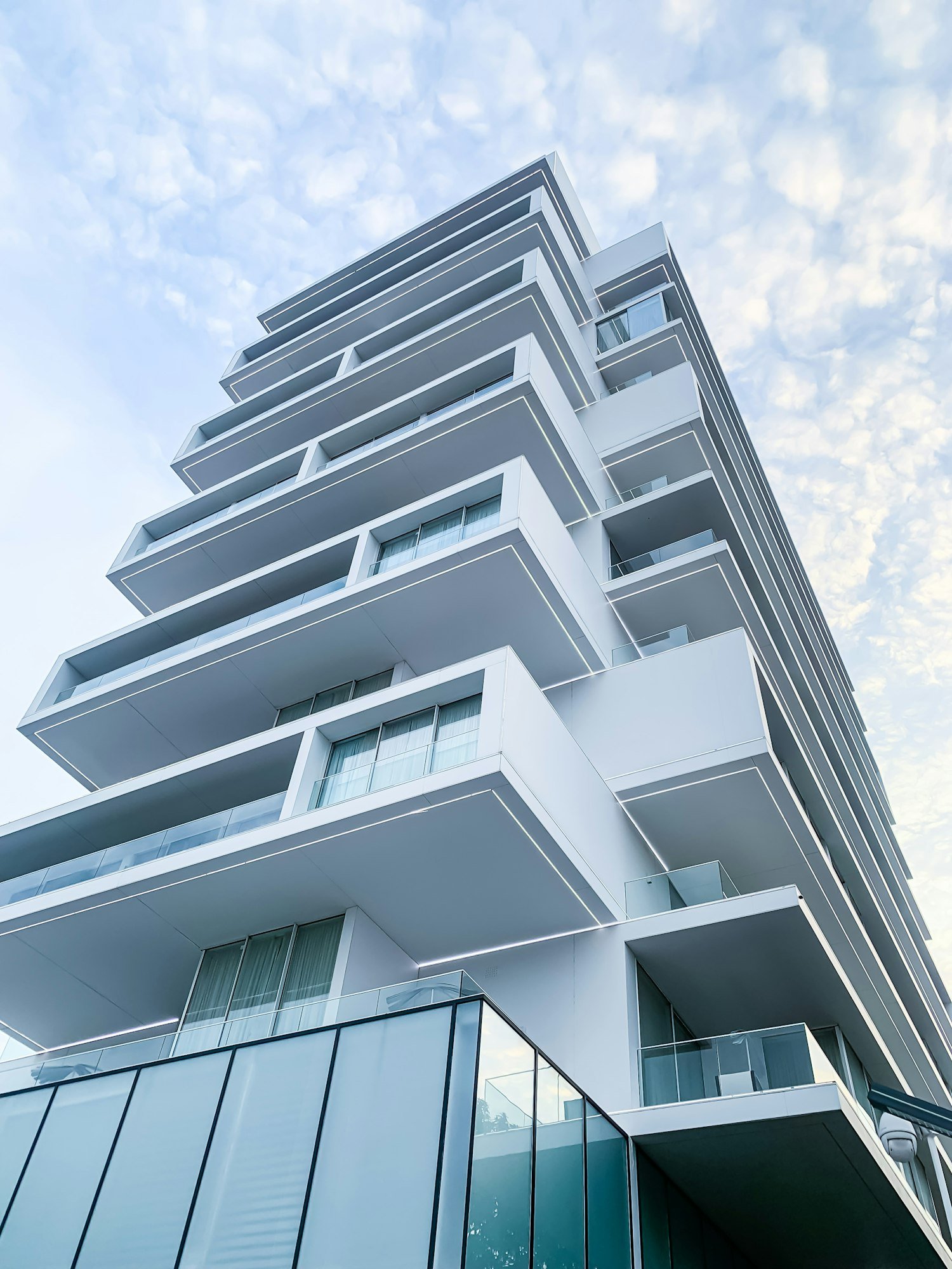 Contemporary mixed-use building on Oxford Street, Accra