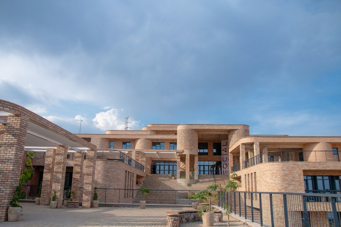 University campus buildings in Kigali